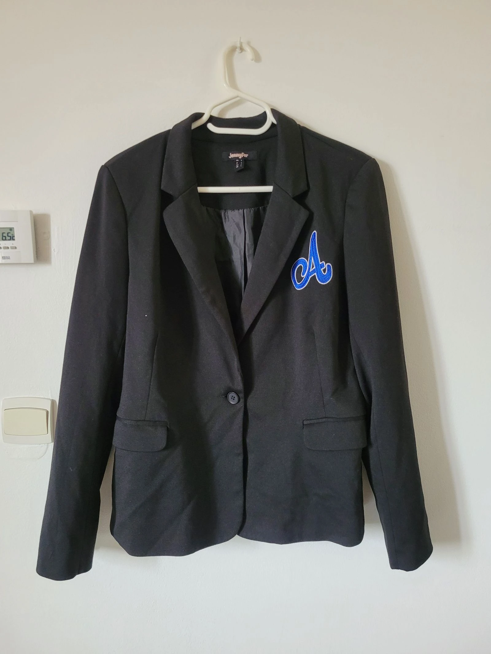 Blazer noir Jennyfer Tokyo Dreams brodé + sequin – Taille L